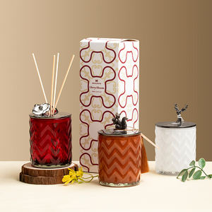 Mescente Animal World Désodorisant sans <span class=keywords><strong>alcool</strong></span> Diffuseur d'huiles essentielles Diffuseur de roseaux de luxe avec couvercle en métal - Product Image 1