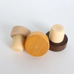 Hot Sale Custom Logo Cork Stopper Alumina Cap Synthetic Cork Bottle Stopper