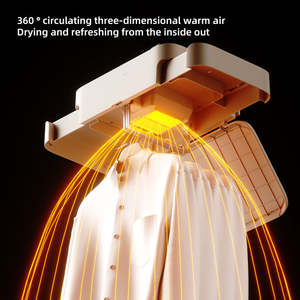 Nouvelle arrivée Séchoir à linge pliable Conception gain de place Séchoir portable pour la maison/la résidence universitaire/les voyages Séchage rapide et rangement - Product Image 3