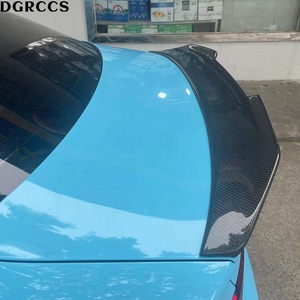 For A3 S3 RS3 8V Limousine Sedan PSM Style Carbon Fiber Rear Spoiler Trunk Wing 2013-2020 Carbon Fiber - Product Image 6