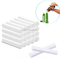 Bâtonnets de remplacement en coton et fibres de polyester 8x51mm et 7x54mm pour diffuseurs/inhalateurs nasaux en plastique/aluminium – Vente en gros