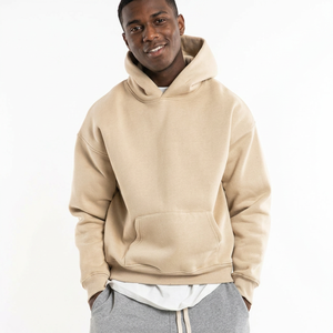2023 Customized 100% Cotton Oversized Hoodies and <b>Sweatshirts</b> for Men's High Street Fashion with Custom Logo From Pakistan - Product Image 1