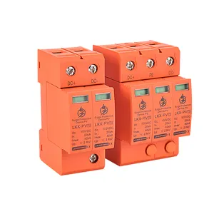Spd Surge Protector Protection Devices Dc Pv 500v 800v Device Led Energia Solar Spd Device Light 40 20 T2 500 35mm Din Rail IP20