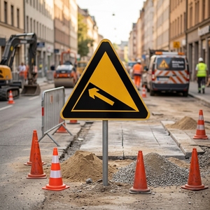 Poste para <span class=keywords><strong>Señales</strong></span> <span class=keywords><strong>de</strong></span> Tráfico, <span class=keywords><strong>Señales</strong></span> <span class=keywords><strong>de</strong></span> Carretera <span class=keywords><strong>de</strong></span> Doble Cantilever, <span class=keywords><strong>Señales</strong></span> Triangulares Reflectantes <span class=keywords><strong>de</strong></span> Aluminio, Película Reflectante PET, <span class=keywords><strong>Señales</strong></span> <span class=keywords><strong>de</strong></span> Seguridad - Product Image 1
