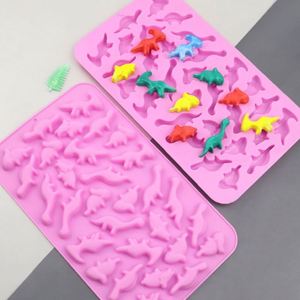 Molde de Silicona con Forma de Dinosaurio para Chocolate, Herramientas para Hornear y Decorar Pasteles - Product Image 5