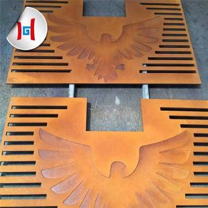 Q345NH plaque d'acier Corten altérée pour la décoration de paysage lettrage creux AISI Standard coupe flexion services de soudage - Product Image 6