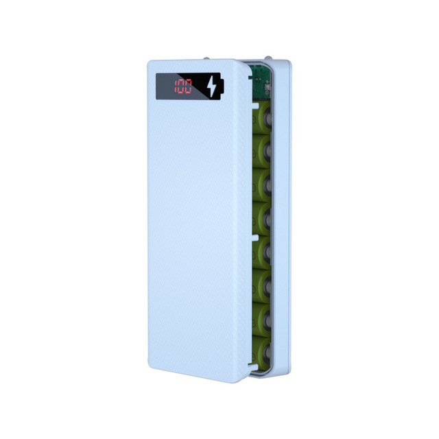 Power Bank Case Detachable 8*18650 Battery(without Battery) Charger Box DIY Shell Kit With LED Display Power Bank Shell New