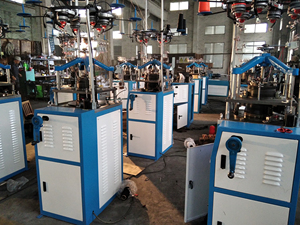 New condition <b>high</b> speed <b>high</b> quality <b>Knee</b> pads knitting butique single jersey <b>knee</b> cap making machine - Product Image 2