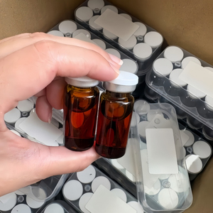 Poudre lyophilisée GHK-Cu 50 mg en flacon, tripeptide de cuivre bleu de haute pureté, peptides bruts cosmétiques, soins cutanés topiques - Product Image 3