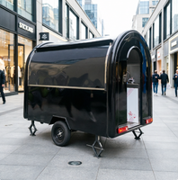 Remorque alimentaire standard européenne entièrement équipée, camion de restauration au gaz, chariot alimentaire, foodtruck