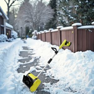 Diy 20V 2500Rpm Batterij-Aangedreven 12Inch Elektrische Sneeuwfrees Draadloze Sneeuwschuiver Voor Opritten En Trottoirs Schoonmaken Van Plastic - Product Image 2