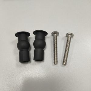 Houe vente couvercle <span class=keywords><strong>de</strong></span> siège <span class=keywords><strong>de</strong></span> toilette écrous en caoutchouc avec boulons vis couvercle <span class=keywords><strong>de</strong></span> siège <span class=keywords><strong>de</strong></span> toilette Kits <span class=keywords><strong>de</strong></span> boulons <span class=keywords><strong>de</strong></span> <span class=keywords><strong>fixation</strong></span> - Product Image 1