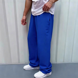 <span class=keywords><strong>Pantaloni</strong></span> della <span class=keywords><strong>tuta</strong></span> larghi in velluto ricamati con coulisse in vita, a gamba dritta, per l'autunno/inverno 2026 - Collezione transfrontaliera - Product Image 1