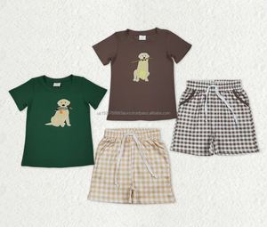 Conjuntos de Ropa para Niños al por Mayor, Camiseta con Estampado de Autos para Bebés, Conjuntos de Ropa de Verano con Pantalones Cortos - Product Image 6