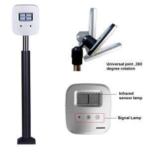 Long range 433mhz card reader license plate recognition system parking fee entrance gate integrated machine