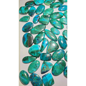 AAA Quality <b>Rainbow</b> Chrysocolla Cabochon Natural Loose Gemstone with Color Play for Pendants Wholesale Price - Product Image 3