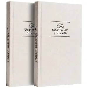 Custom Hardcover Linen Fabric Cover A5 Daily Self Improvement Christian Gratitude Mindfulness Journals Prayer Journal For Women