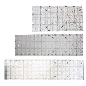 <span class=keywords><strong>Regla</strong></span> de corte Regular, <span class=keywords><strong>regla</strong></span> de corte vertical de retazos, diseño de ropa, <span class=keywords><strong>regla</strong></span> de retazos <span class=keywords><strong>cuadrada</strong></span> negra transparente, 15*30/50/60 CM - Product Image 1