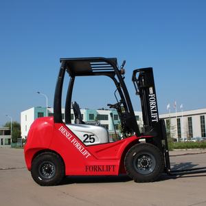 Truk Diesel 2.5t CE ISO dengan Penggeser Samping yang Dapat Disesuaikan dan Penyesuaian Garpu Otomatis, Tinggi Angkat 3000mm, Forklift Diesel 3 Ton - Product Image 4