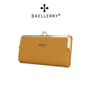 กระเป๋าสตางค์ใบยาวสำหรับผู้หญิง Baellerry ขนาด 19 ซม. ช่องใส่บัตรหลายช่อง กระเป๋าใส่เหรียญทันสมัย ใช้ได้ทุกวัน - Product Image 5