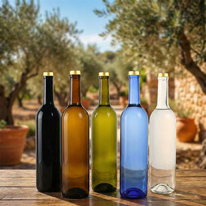 Bouteille en verre vide personnalisée de 750 ml et 500 ml pour vin, vodka, whisky, liqueur, jus, spiritueux avec bouchon en liège, logo personnalisé, super qualité - Product Image 4