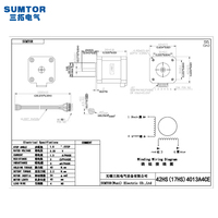 42HS4013A4CE Moteur pas à pas cher 1.3A Nema17 Cnc 3 Axis Kit Moteur pas à pas avec 40mm et 4 fils