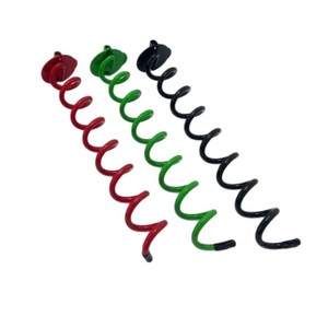 Spiral <b>Tent</b> Pegs Plastic <b>Red</b> Green Black Outdoor Camping Ground Anchor All Seasons DIY Use - Product Image 1
