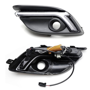 Bộ đèn sương mù LED cho <span class=keywords><strong>Mazda</strong></span> 3 <span class=keywords><strong>Axela</strong></span> 2017 2018 2019, đèn chạy ban ngày DRL, đèn xi nhan, đèn sương mù lắp ráp - Product Image 4