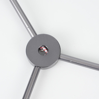 Support de tente en aluminium aéronautique 7001 finition orange, tige de support à trois voies, pliable, accessoire de camping extérieur