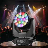 Luces LED Móviles de Escenario K15 Beamwash con Zoom Bee Eye RGBW, 19x40W RGBW Wash Moving Head, para Eventos, Bodas, DJ, Conciertos, Fiestas y Clubs