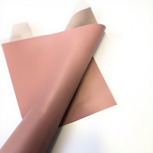 Genuine Cow Skin <b>Leather</b> Sheet Solid Pink Color Craft Use Eco Friendly Water Resistance Customizable Designs - Product Image 1