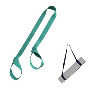 Toptan özelleştirilmiş Logo Yoga streç askı ayarlanabilir Yoga Mat koşum kayışı sapan - Product Image 3