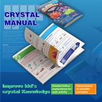 Fabricant de jouets ODM/OEM BIG BANG SCIENCE, kit de culture de cristaux STEM, kit d'expériences scientifiques pour enfants, cultivez 7 cristaux colorés lumineux