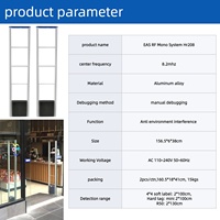 RF Security Gate frekuensi Radio EAS RF sistem keamanan 8.2mhz Sensor Gate Anti maling Alarm Sensor Gate EAS System