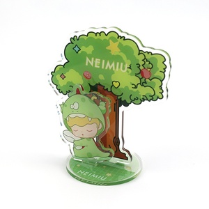 Custom Two-Dimensional Q Version Celebrity Pendant Cute Cartoon <b>Anime</b> Acrylic Plastic Double-Sided Transparent Card Holder Gift - Product Image 1