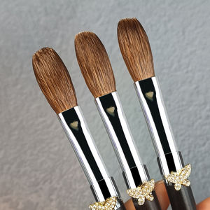 2025 Allemagne Ronde 100 Kolinsky Acrylique Brosse À Ongles Taille 16 Japon Kolinsky Acrylique Brosse À Ongles Art Brosse Lisse pour Ongles OEM/ODM - Product Image 1