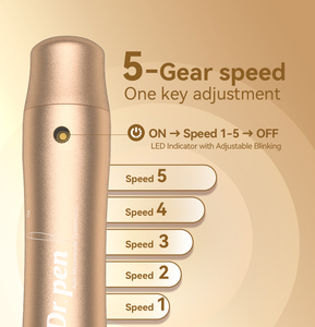 <span class=keywords><strong>Dr</strong></span>. <span class=keywords><strong>Pen</strong></span> <span class=keywords><strong>M5</strong></span> - Dermapen Eléctrico Inalámbrico para Microneedling con Aguja Ajustable de 0-2.5mm, Cartuchos MTS PMU, Equipo de Belleza Portátil - Product Image 2