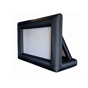 Grand écran de projection arrière gonflable noir, modèle jouet, matériau PVC, cinéma en plein air commercial, projecteur de cinéma, écran de film - Product Image 1