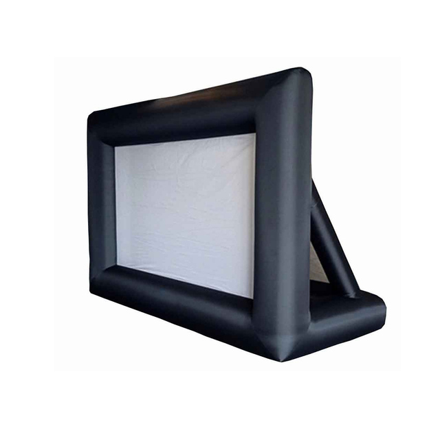 Large Black PVC Inflatable Rear Projection Screen, Commercial Outdoor Movie Screen for Theater, Cinema and Outdoor