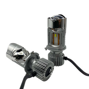 หลอดไฟหน้ารถยนต์ LED แบบสองเลนส์โปรเจคเตอร์เลเซอร์ LED H4กำลังสูง - Product Image 4