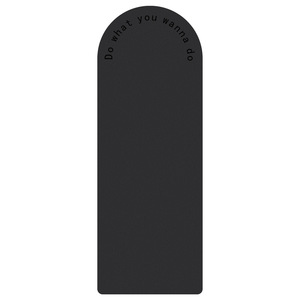 Tapis de yoga semi-circulaire en caoutchouc givré 5 mm, antidérapant, absorbant la transpiration, en PU mat, épaissi, résistant à l'usure, facile à transporter - Product Image 6