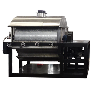 Machine de séchage rotative à grattoir, contrôlée par PLC, pour flocons alimentaires, système de séchage automatique à tambour en acier inoxydable, économie d'énergie - Product Image 1