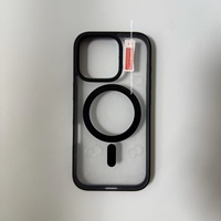 Casing Magnetik Akrilik untuk 16/15/17/13 Anti-Jatuh, Permukaan Halus, Mendukung Pengisian Daya Nirkabel, Desain Matte Finish Bergaya Ins