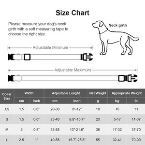 Colliers pour chiens et animaux de compagnie de luxe, tactiques, réfléchissants, personnalisables avec logo imprimé, à boucle métallique réglable, épais, larges et de grande taille, pour l'entraînement - Product Image 6