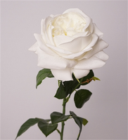 Décorations de table de luxe légères Austin Juliet de haute qualité au toucher réel, roses artificielles hydratantes, bouquets de mariage