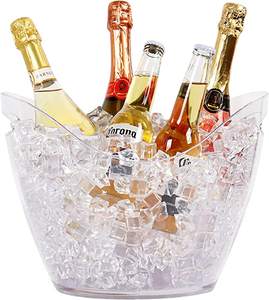 Cubo de Hielo Acrílico para Cerveza y Champán con Asas, Cubo Grande para Hielo y Cerveza para España, Abbey's Journeyman, Nikka, Remy Martin - Product Image 2