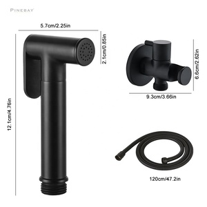 Горячая распродажа, матовый черный распылитель для биде - Product Image 6