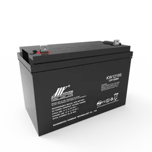 China Manufacturer 12v100 Ah Lead Acid AGM VRLA Deep Cycle Storage Battery 12v 100ah For Solar System