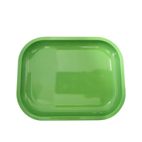 Plateau à rouler en métal coloré moderne sur mesure avec boîte de rangement et broyeur pour accessoires de cigarette, certifié ISO9001 - Vente en gros