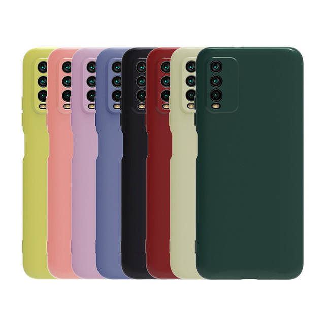 Candy Colors Frosting Street Fashion Shockproof Slim Imitate Liquid Silicone Phone Case for for Redmi Note 14s 14 13 9T 10